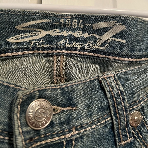 New Men’s Seven 7 Boot Cut Jeans Size 32x32 - Picture 11 of 16